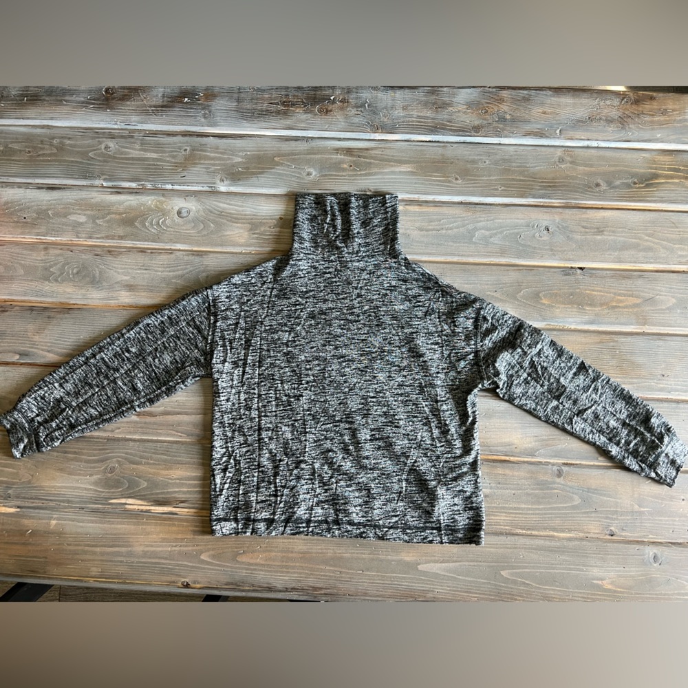 Express brand black marked turtle neck top